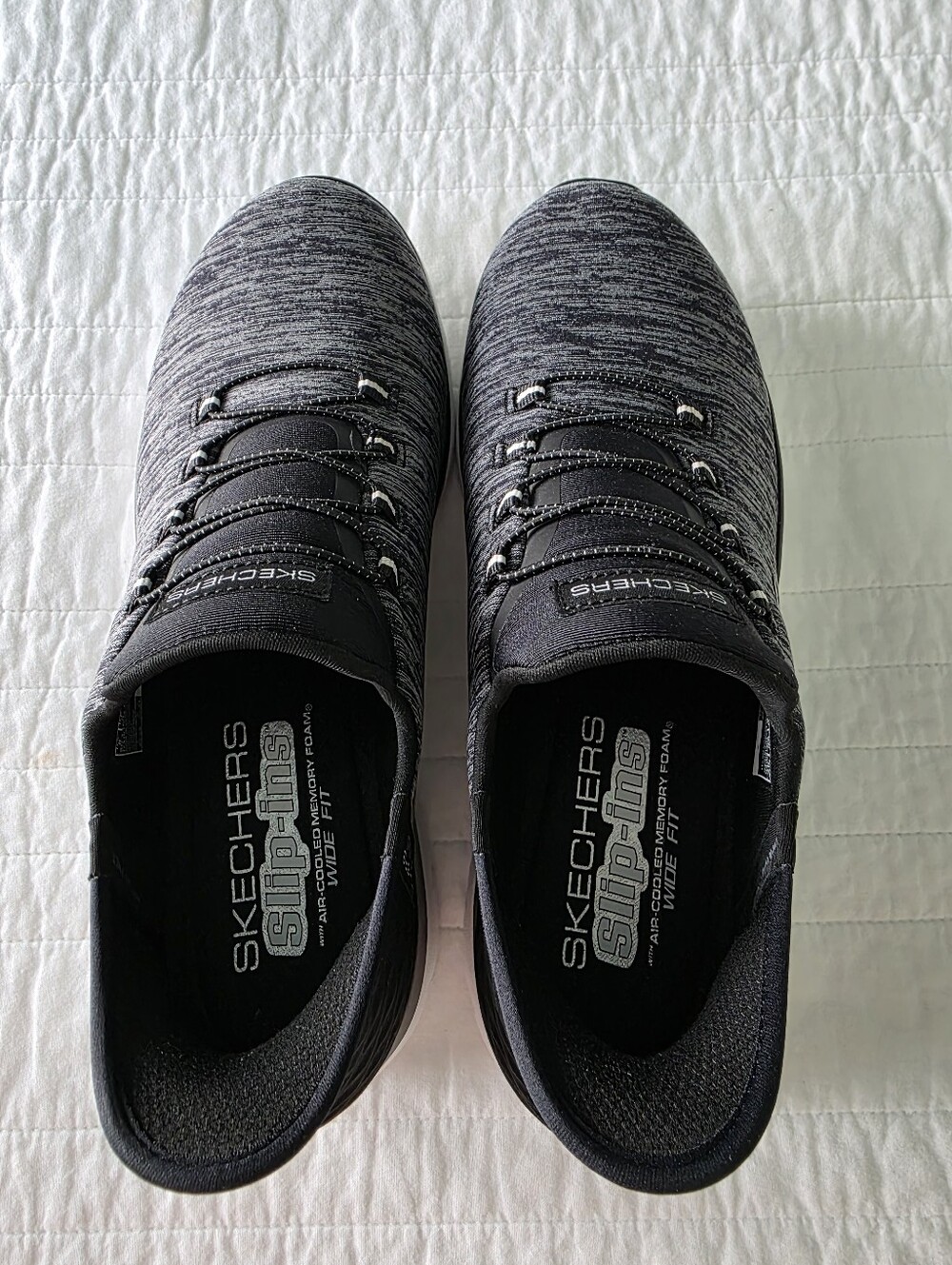 Skechers Slip-ins Hands Free Black Performance Sneaker Womans 8 - Picture 9 of 15